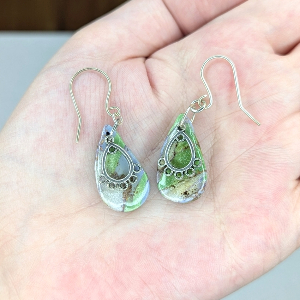 Raindrop Charm Earrings - Picture 3 of 6